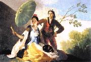Francisco de Goya The Parasol Sweden oil painting artist